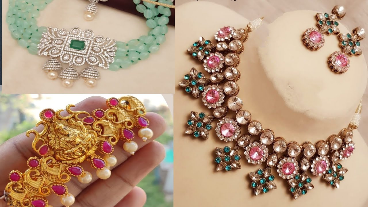 latest necklace design 2021 | simple and beautiful necklace designs | necklace design for girls