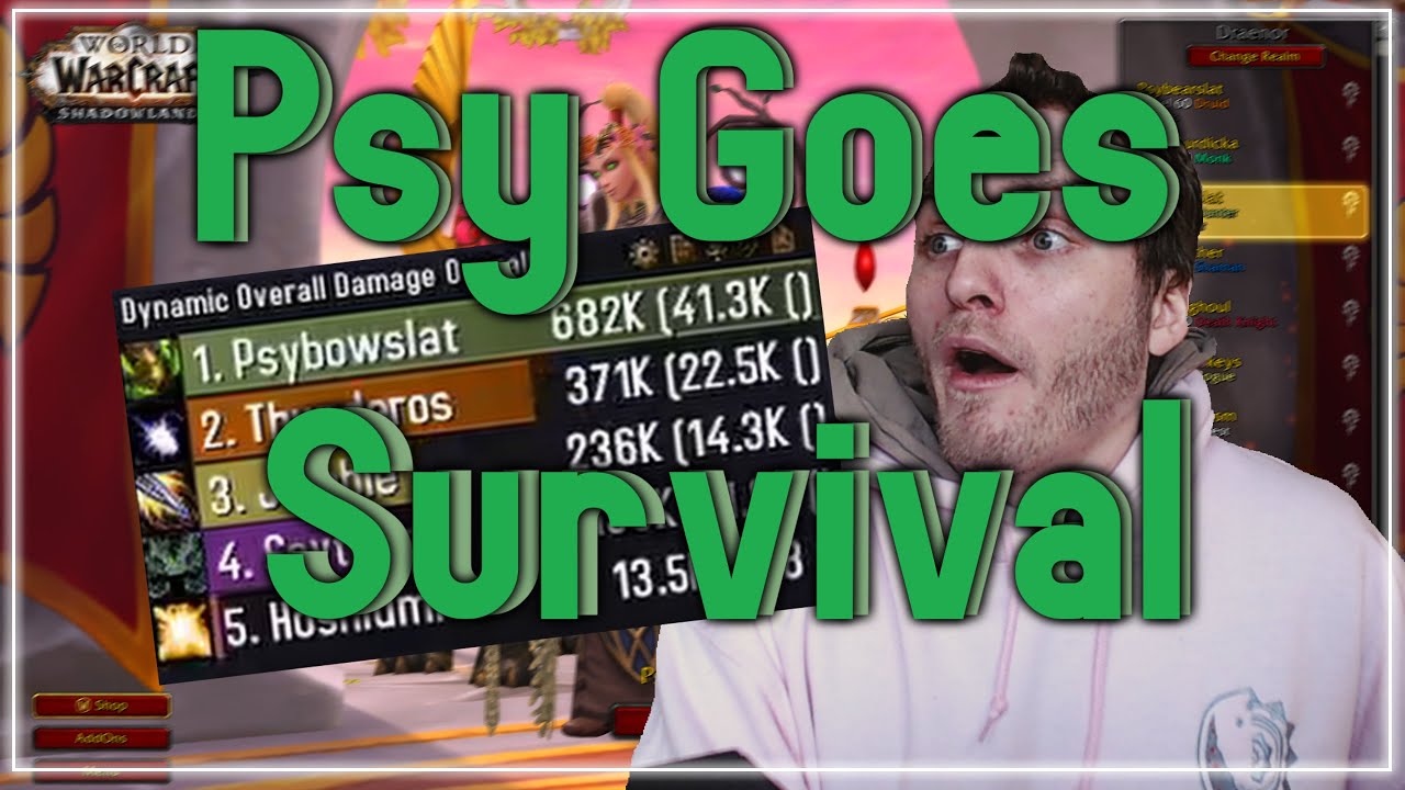 Psybearslat Surv Hunter - Big 8.1k DPS Overall - This Spec Is Sleeper OP