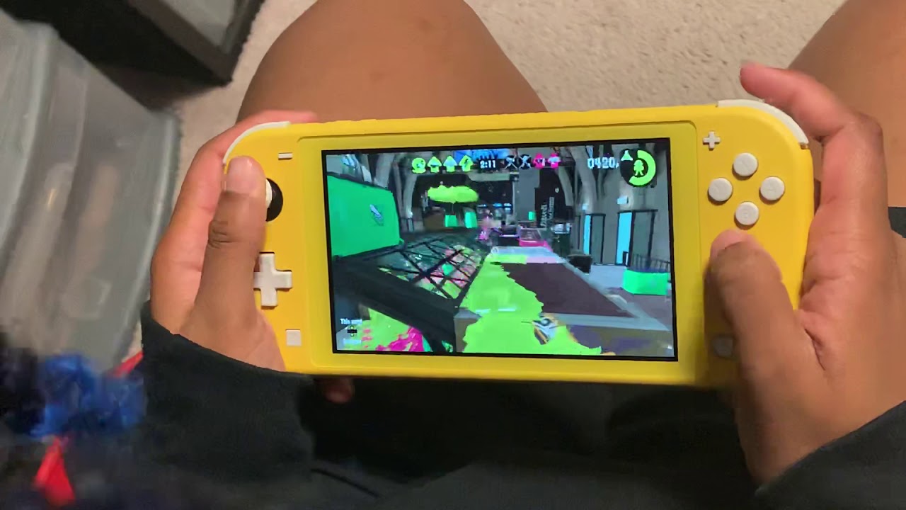 Splatoon On The Nintendo Switch Lite
