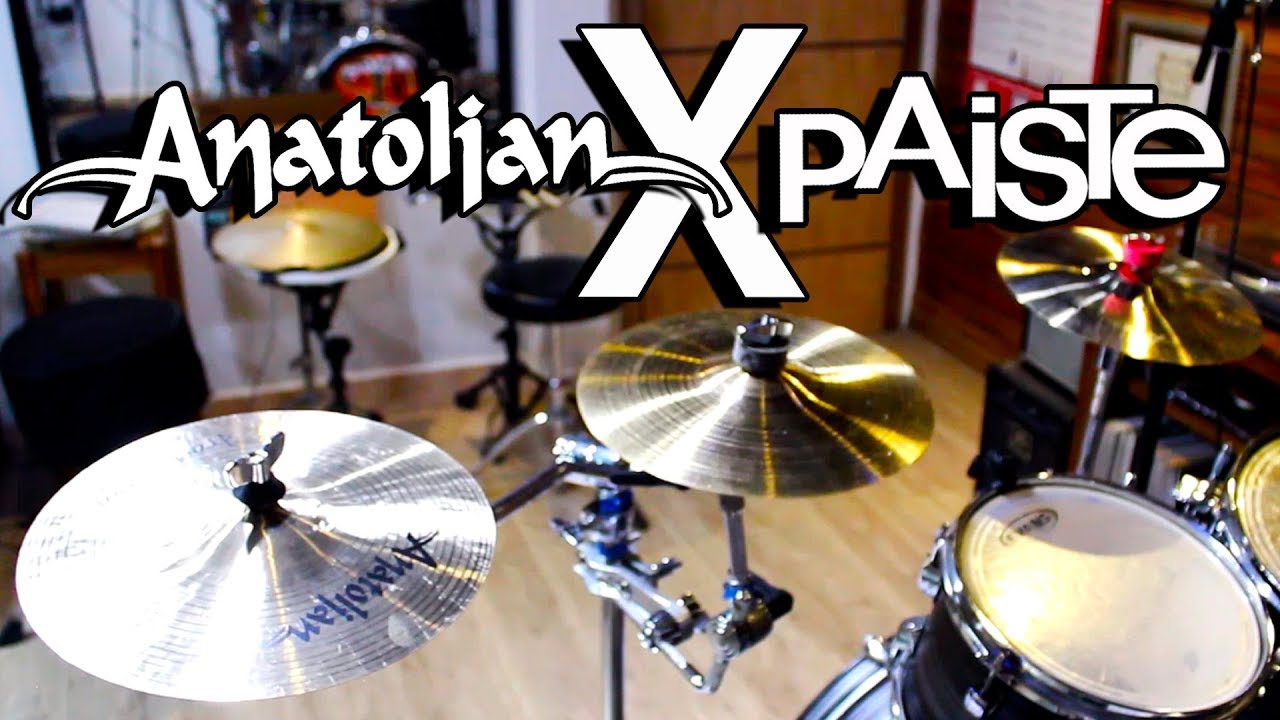 Anatolian MELHOR que PAISTE Signature?! Gilson Naspolini compara Splashes