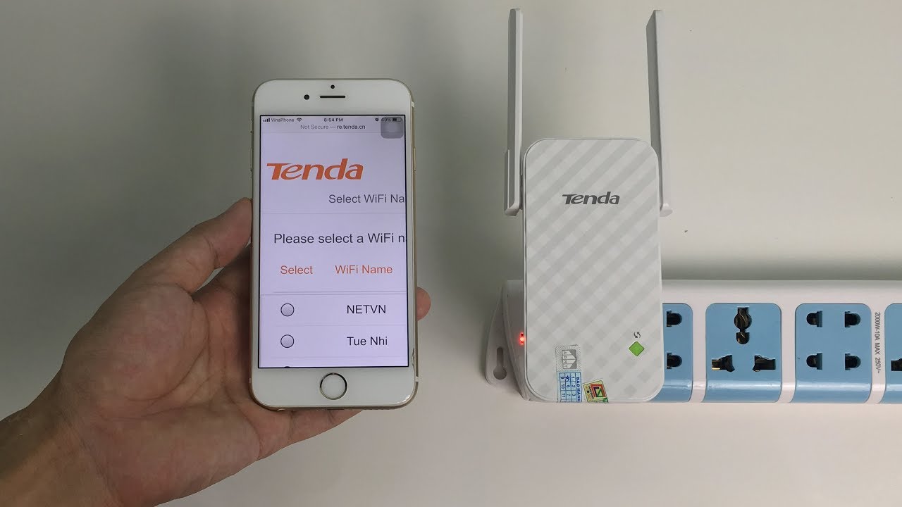 Tenda : 192.168.0.254(re.tenda.cn) Настройте расширитель диапазона Tenda Wi-Fi с помощью Mobile