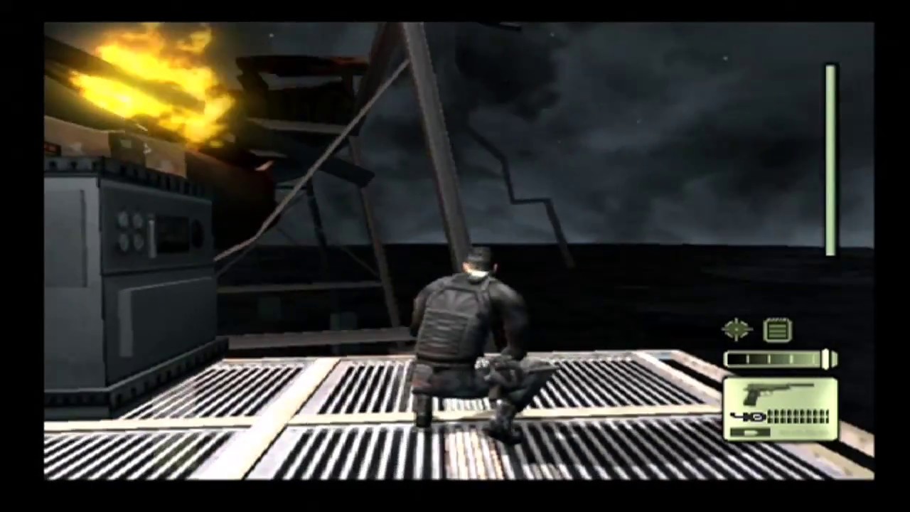 PS2 Tom Clancy's Splinter Cell Oil Refinery
