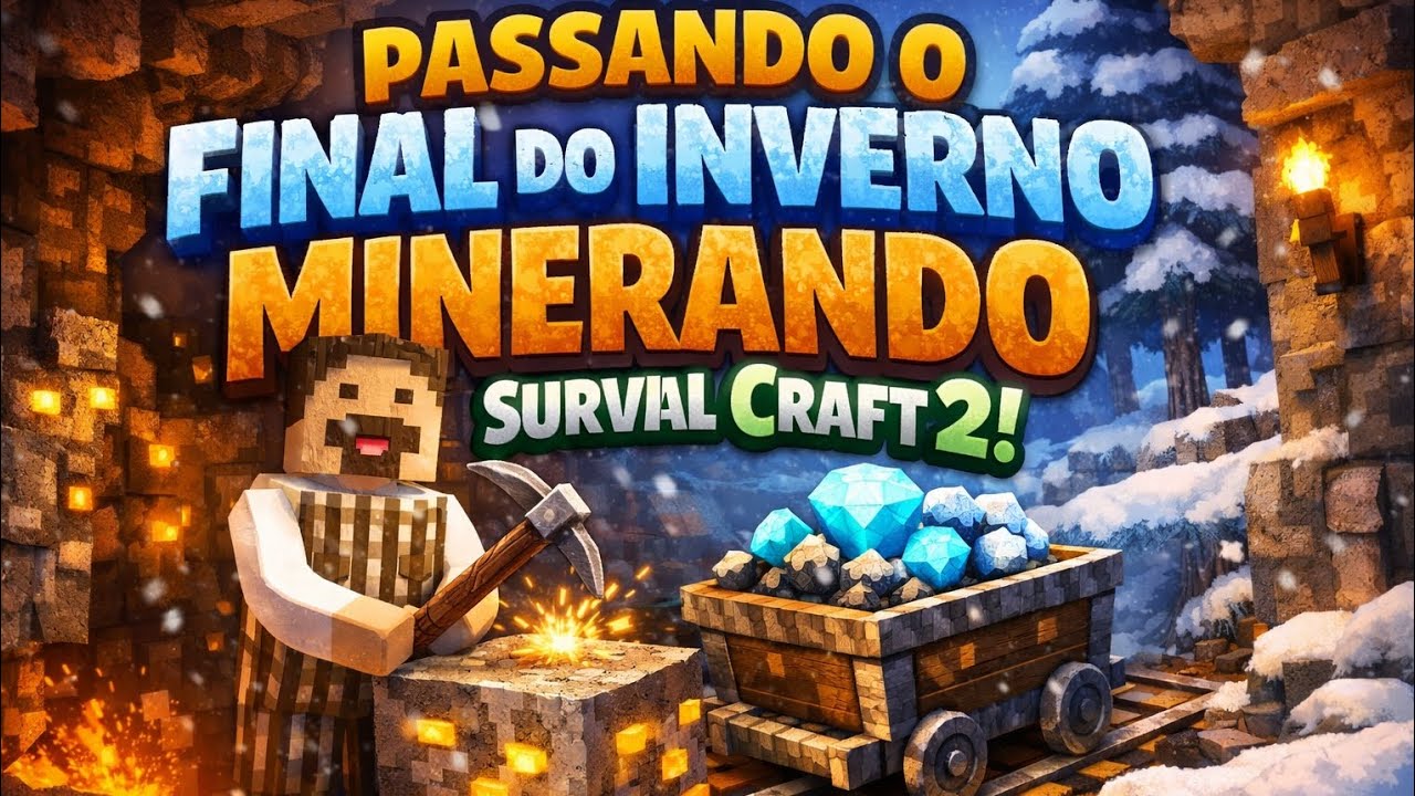 Passei o final do inverno minerando no survival craft 2 