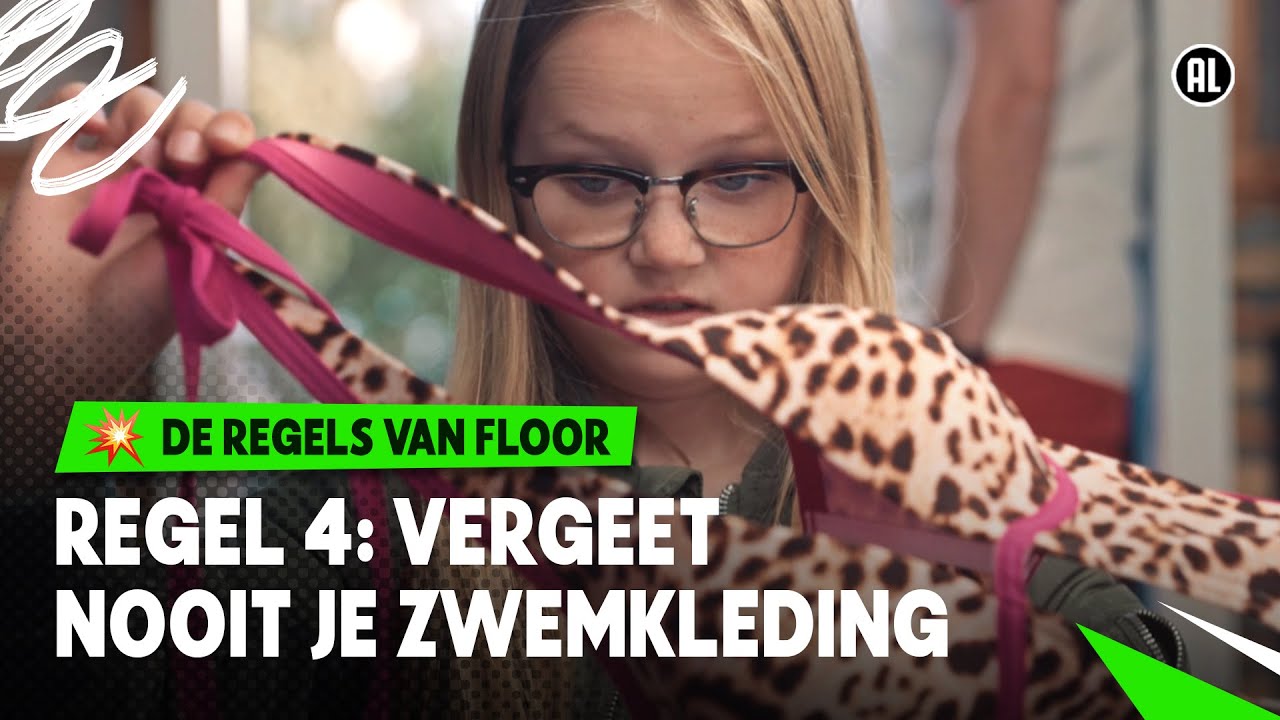 GEBRUIKT BADPAK AAN BIJ ZWEMLES 🫣 | De regels van Floor | seizoen 1 #4 | NPO Zapp