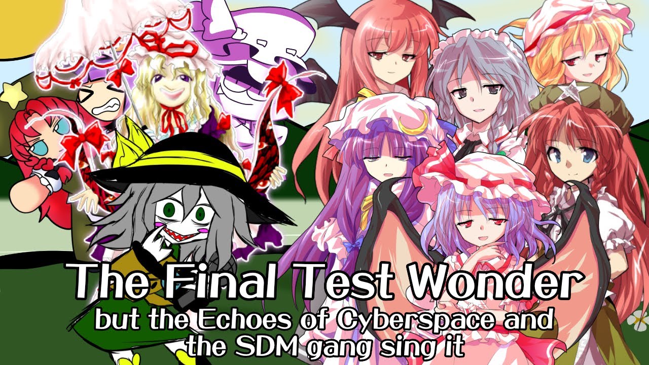 The Final Test Wonder V1 but it's the Echoes of Cyberspace Cast & The SDM Gang (FNF Cover)