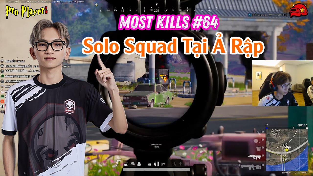 PUBG PC I Most Kills #64 I Tanvuu solo squad tại Ả Rập