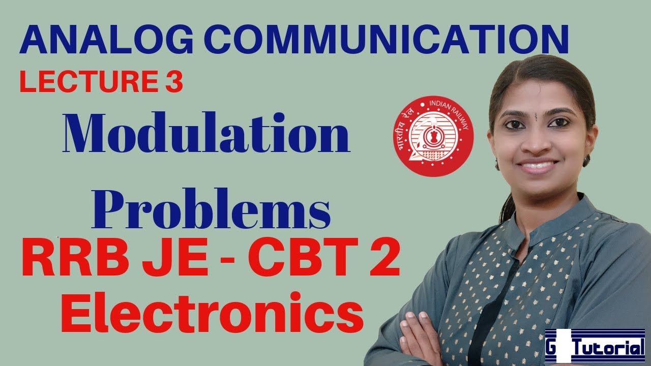 Analog Communication / AM Problems - RRB JE Classes in English | CBT 2 | KPSC Polytechnic Lecturer