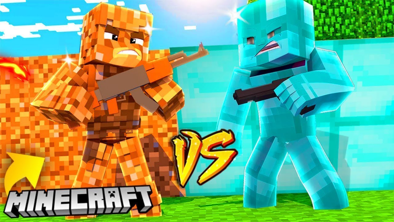 DIRT VS DIAMENT - MINECRAFT CHALLENGE | ZAGAJMY BAZA BLOCK vs BAZA MATRUNER CYFER