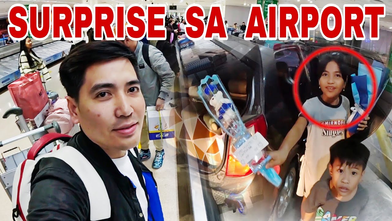 Ang Pagsundo Ng Mag Ina ko Sa Airport At Nasurprise Ako Sa Nangyari!