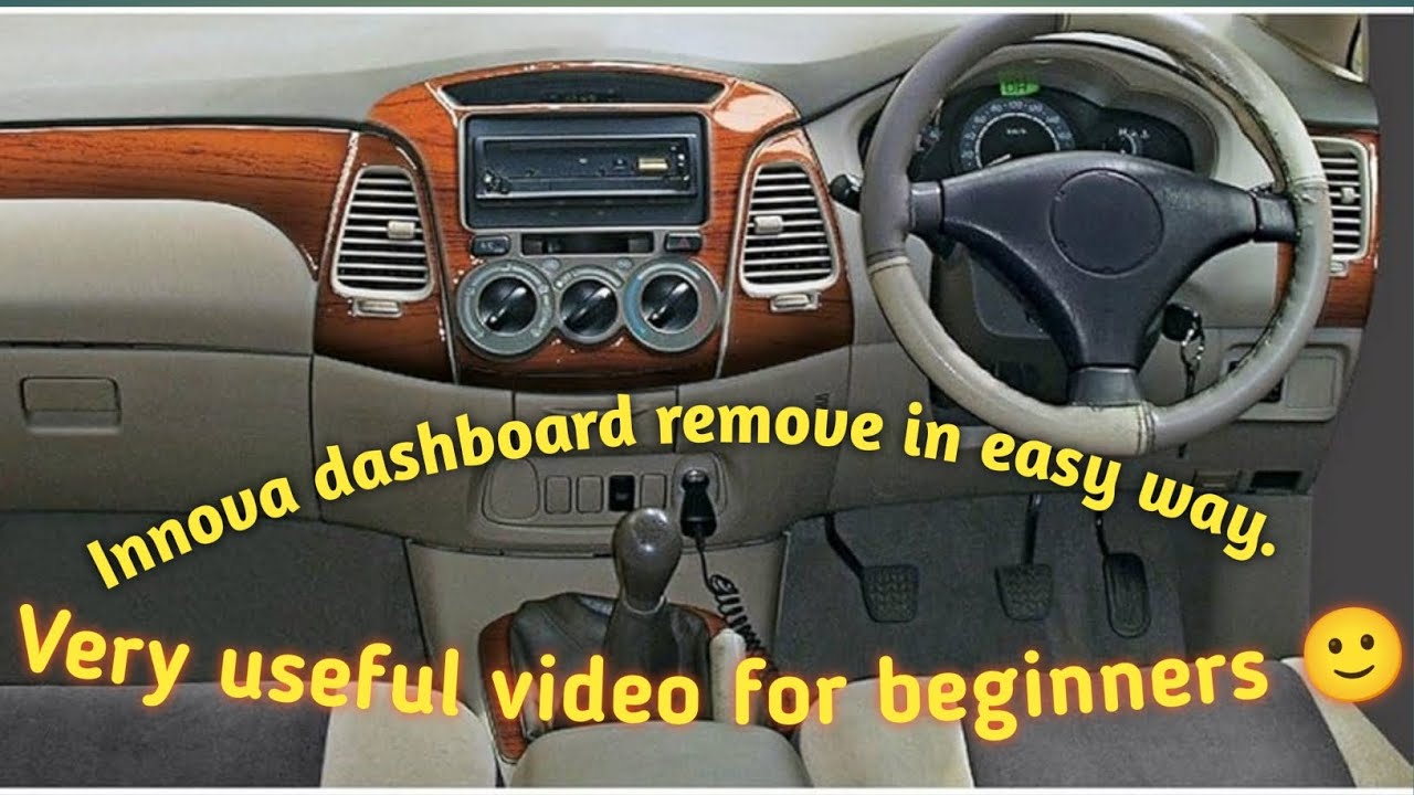Innova dashboard remove in easy way 🙂|| innova dashboard|| innova heater coil replace|| viral videos