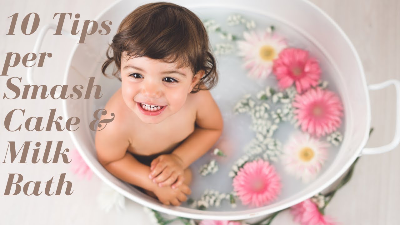 10 Tips per il servizio di Smash cake & Milk Bath