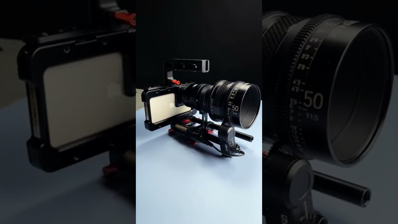 iPhone Filmmaking Rig by Beastgrip #shorts #iphone #beastgripnation #camera #videography #samyang
