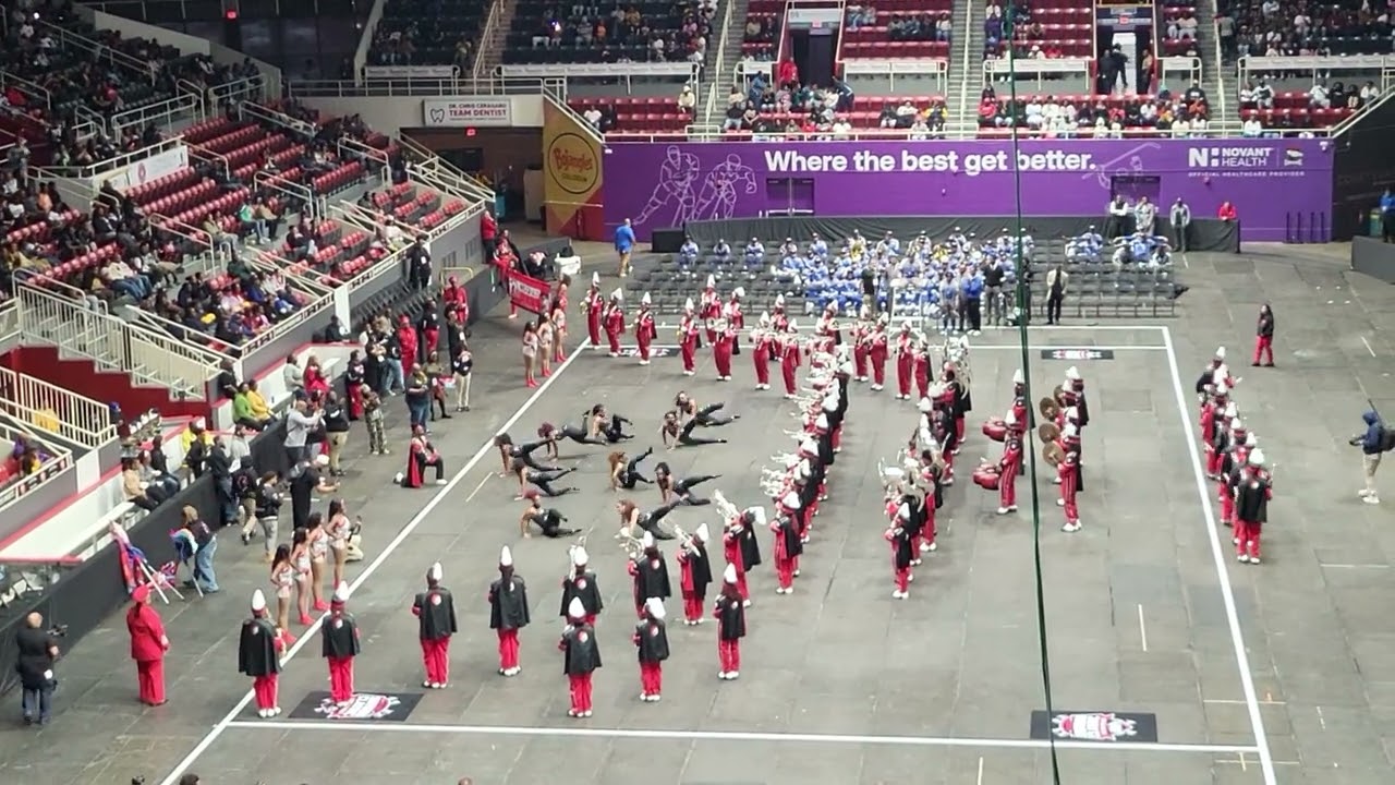 Winston Salem State University Red Sea Of Sound Floor Show Big HBCU BOTB