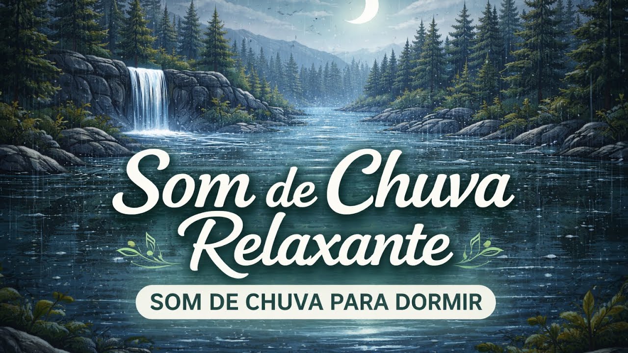 Som de Chuva Relaxante 🌧️ Para Dormir Profundamente | Refúgio Sonoro