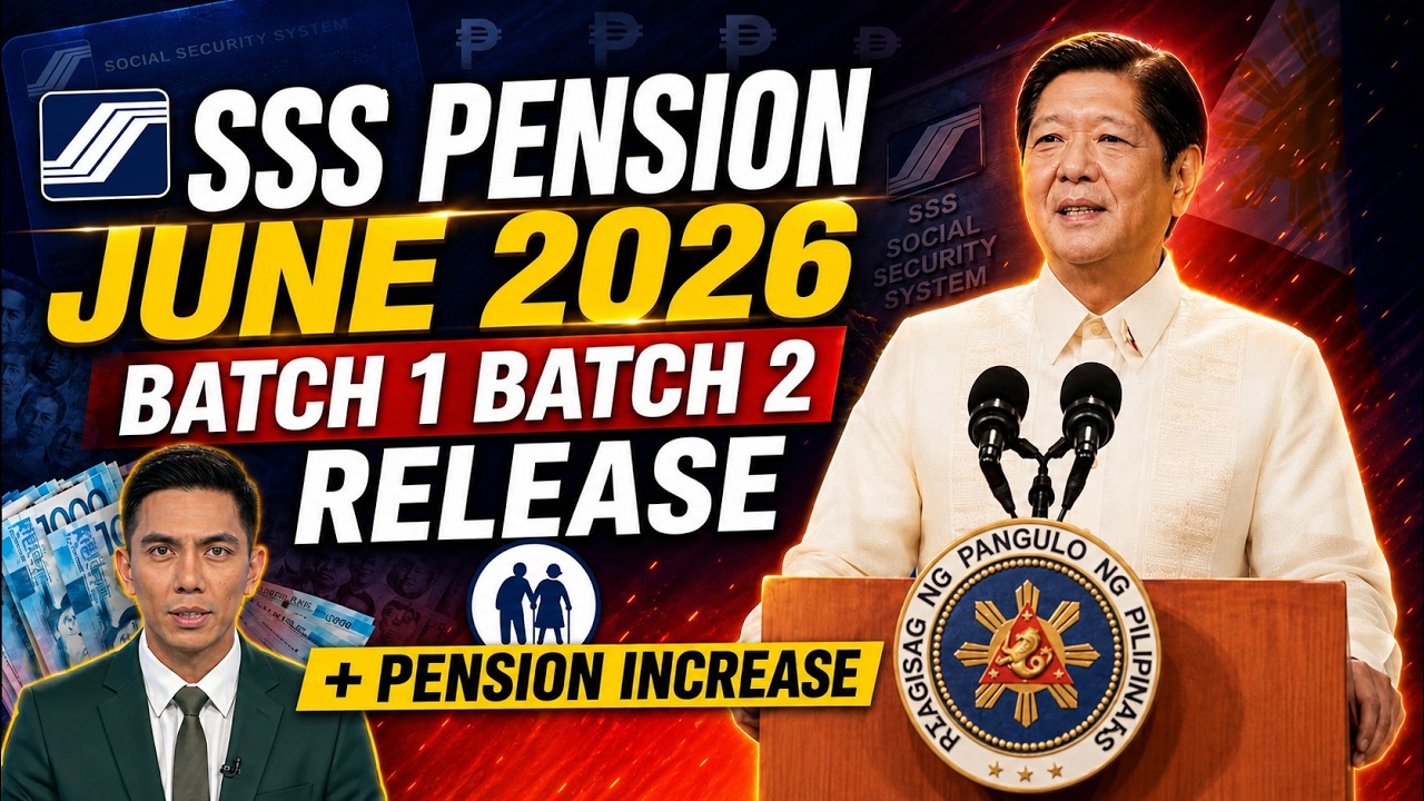 🚨 SSS PENSION JUNE 2026 🚨BATCH 1 & 2 RELEASE + BIG PENSION INCREASE CONFIRMED!