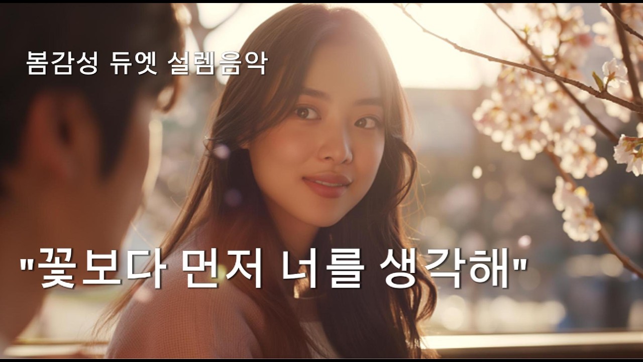 꽃보다 먼저 너를 생각해 🌸 | 고백 직전, 봄 감성 카페 #music #love
