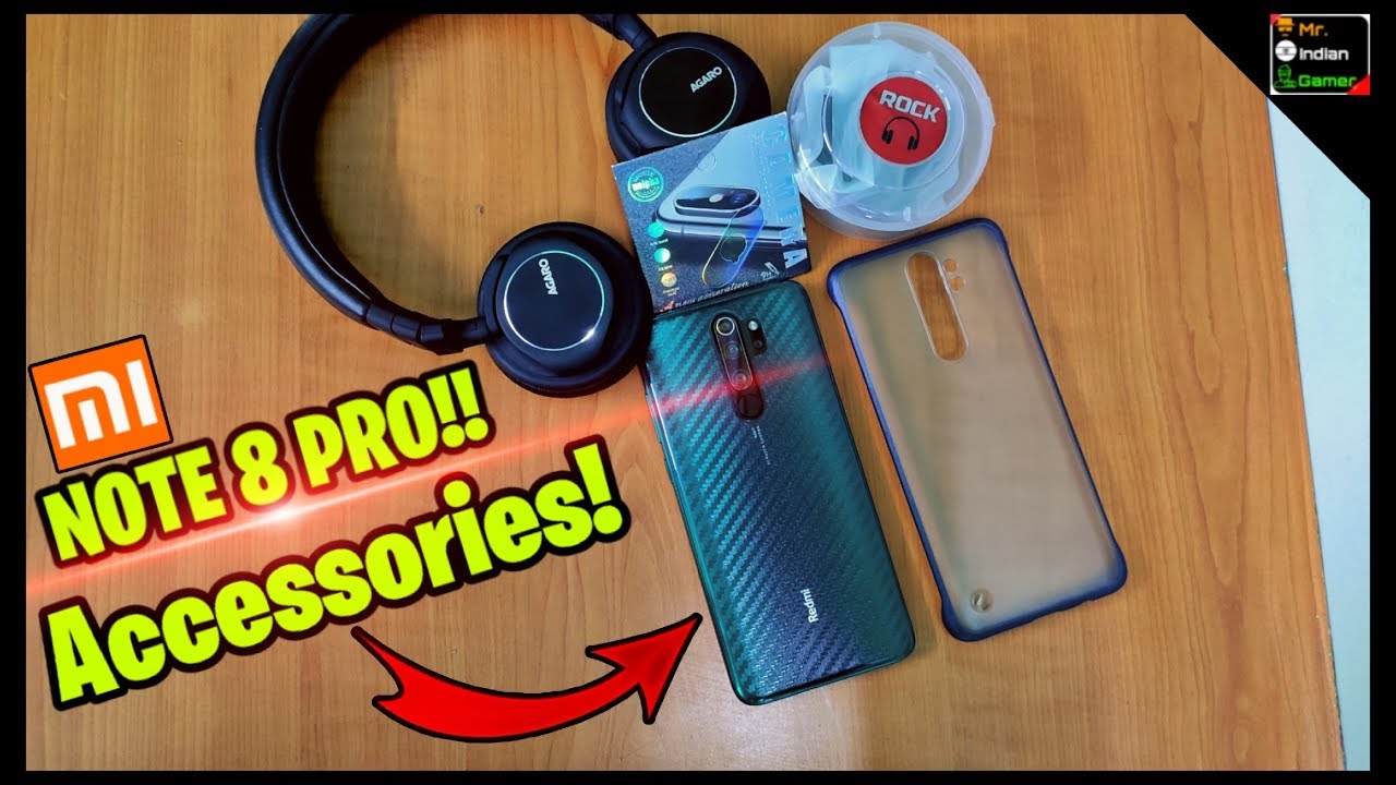 BEST ACCESSORIES FOR REDMI NOTE 8 PRO CASE COVERS,EARPHONES,SKINS & More | Mr IG