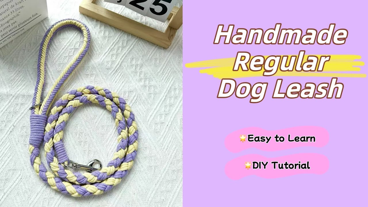 How to Make a Strong Dog Leash | Beginner-Friendly Rope Leash DIY