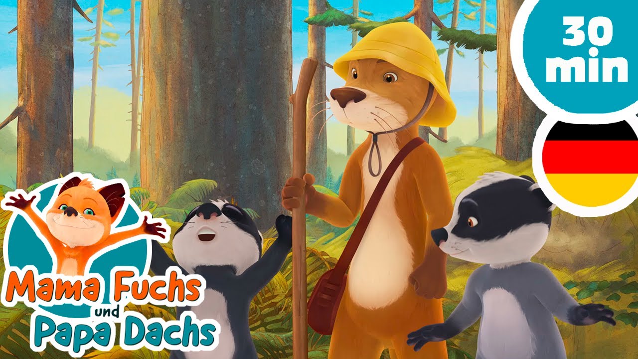 Mama Fuchs und Papa Dachs : Folge 4, 5 und 6 komplett 🦊🦡– Zeichentrick für Kinder