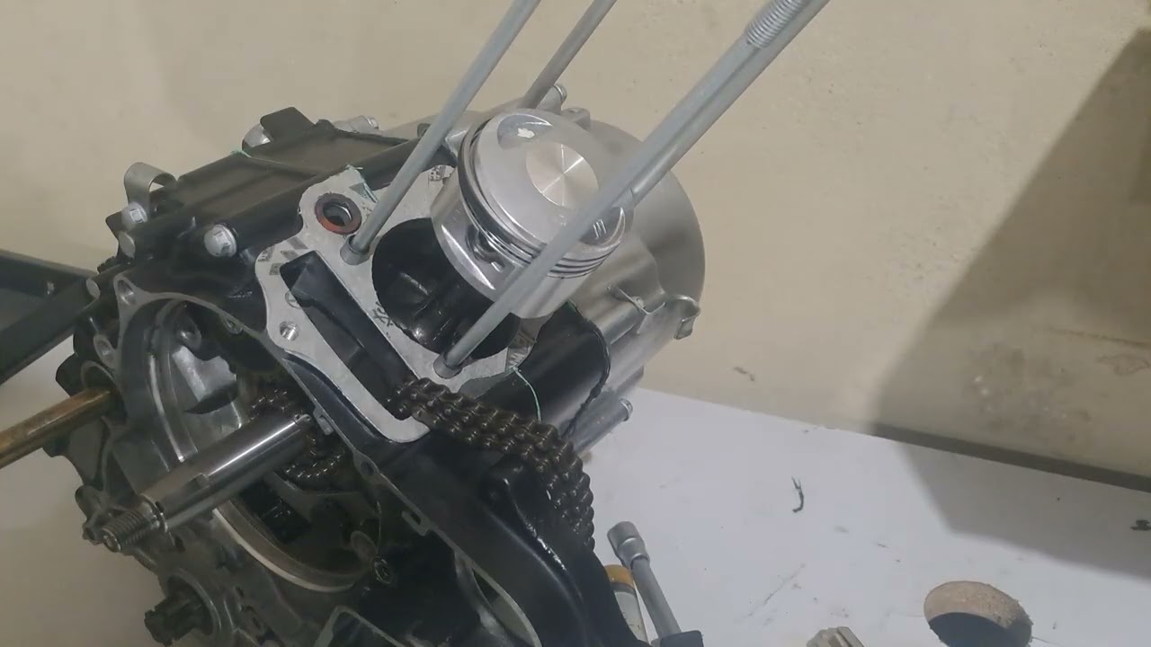 Montagem Motor Shineray Jet parte 10