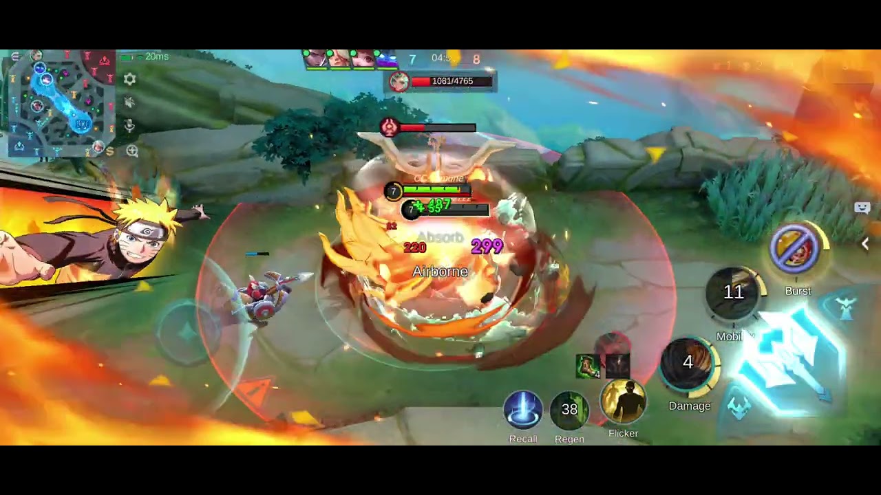Wipe Out The Enemy | Naruto VS Kalea in Exp Lane | Lukas Fighter Gameplay | y2bayu Channel