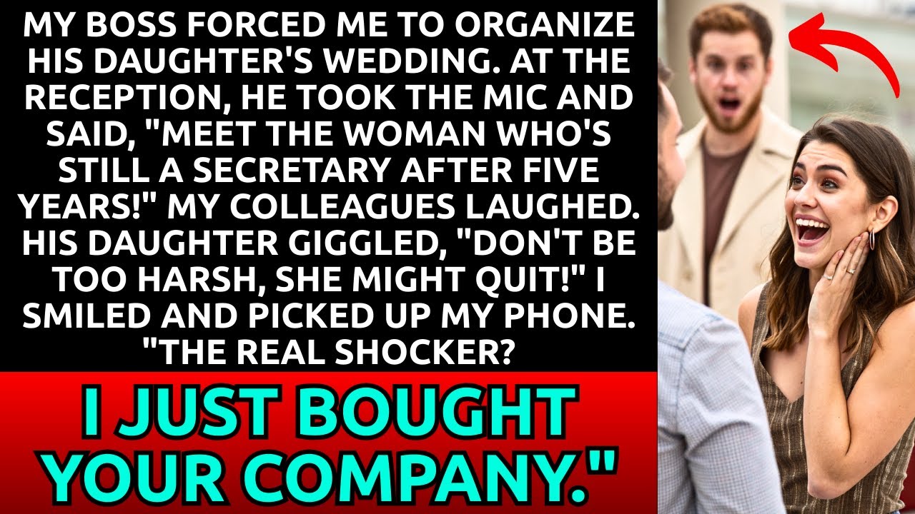 My Boss Humiliated Me at His Daughter's Wedding, So I Revealed I Just Bought His Company