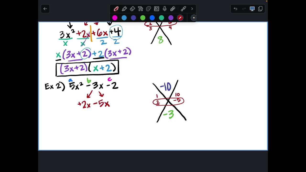 Factoring Quadratic Trinomials