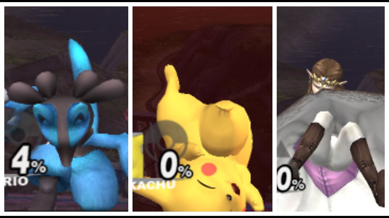 Smash Bros Brawl: Screen KO Animations for All FIGHTERS