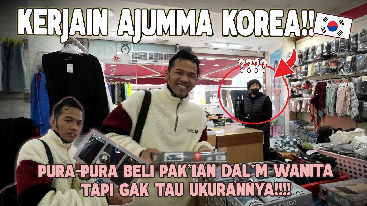 KERJAIN AJUMMA KOREA SAMPAI NGAKAK🤣!! - MENYUSURI PASAR TRADISIONAL KOREA🇰🇷!!