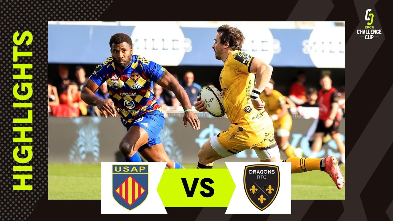Tries Galore!! | USAP v Dragons RFC | EPCR Challenge Cup Instant Highlights