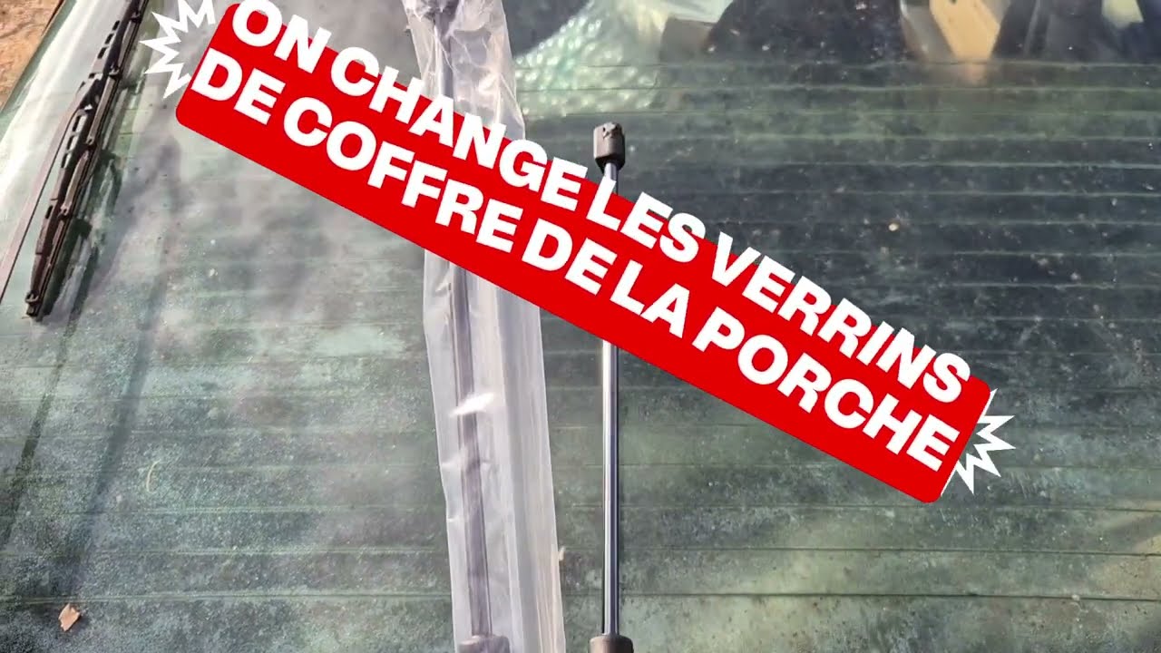 Changement de verrin de coffre de la Porsche 924