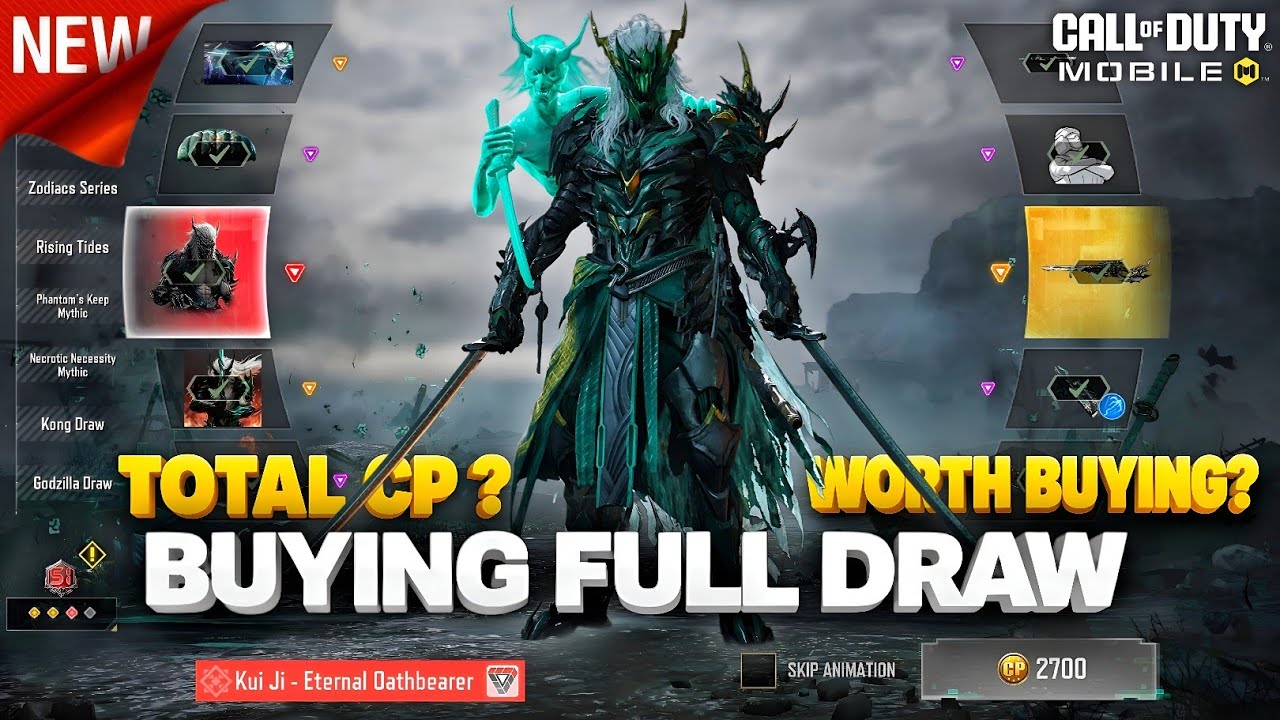 Покупаю полный тираж нового мифического оружия Kui Ji &mdash; Eternal Oathbearer в COD Mobile