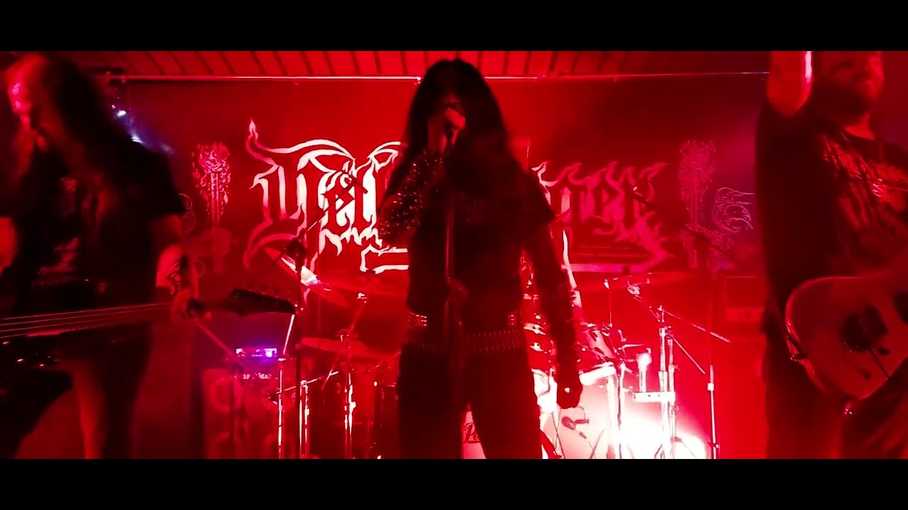Hellavenger - Intro + The Forbidden Shrine - The Fire of Awakening  (Live in Valdivia ,Bunemann)