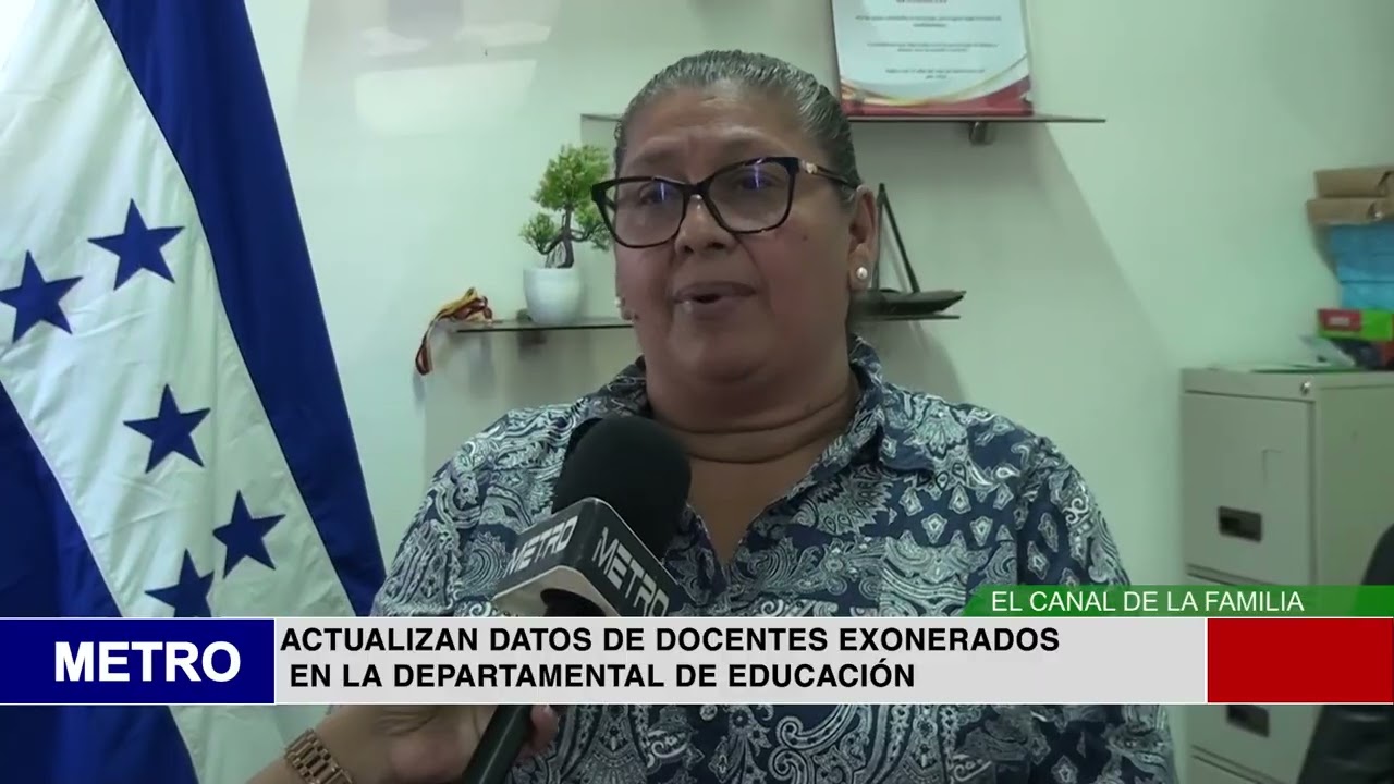 ACTUALIZAN DATOS DE DOCENTES EXONERADOS EN LA DEPARTAMENTAL DE EDUCACIÓN