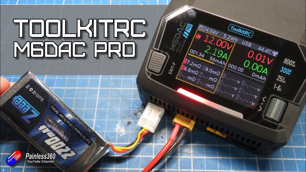 ToolkitRC M6DAC Dual Port AC/RC Battery Charger