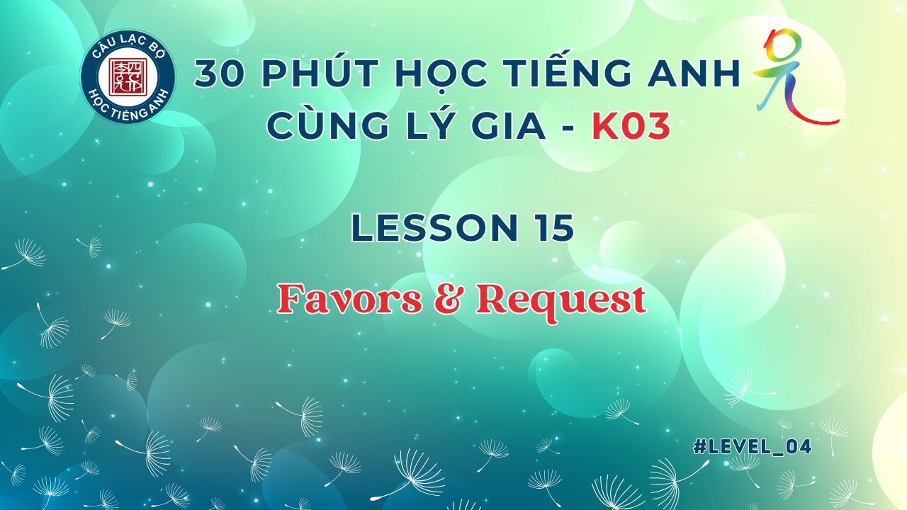 K03 - Level 4 Lesson 16:  Shopping| 30 Phút Học Tiếng Anh Cùng Lý Gia !!!