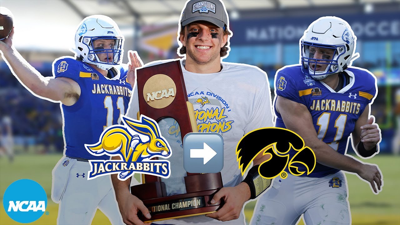 Iowa's new QB Mark Gronowski is a 2x FCS champ | HIGHLIGHTS