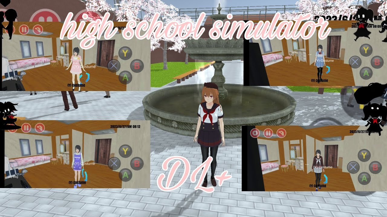 high school simulator 2023 mod! {DL+} {yansim Game}.
