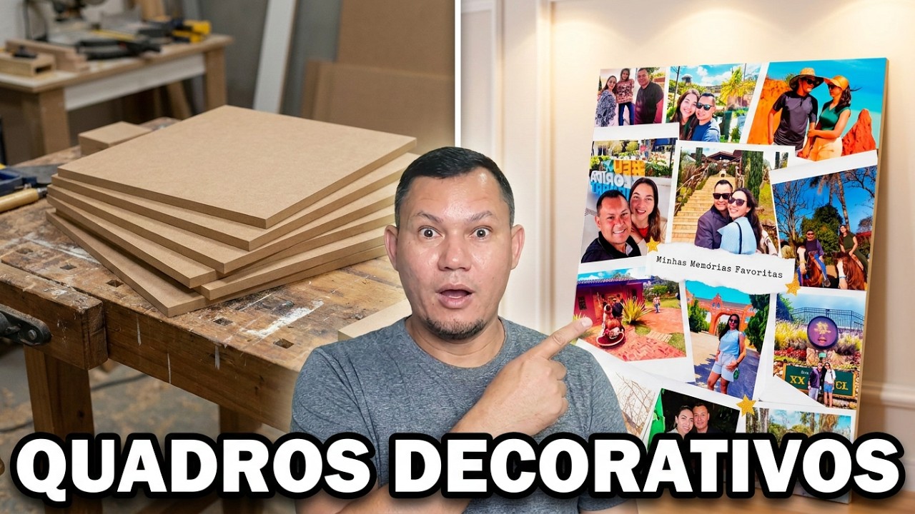 Aprenda Fazer Quadros Decorativos para Ganhar um Extra em 2025! 💰 Passo a Passo Completo