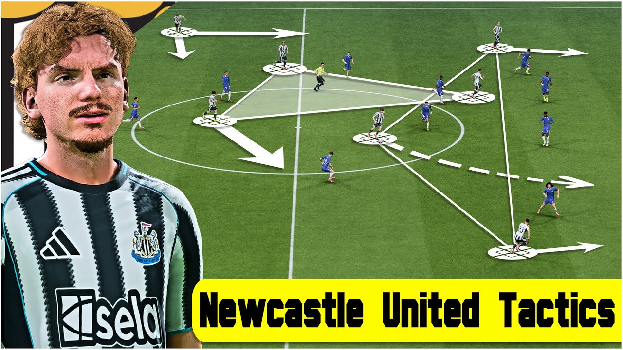 Eddie Howe's Newcastle United Tactics Replicated | EA FC 26