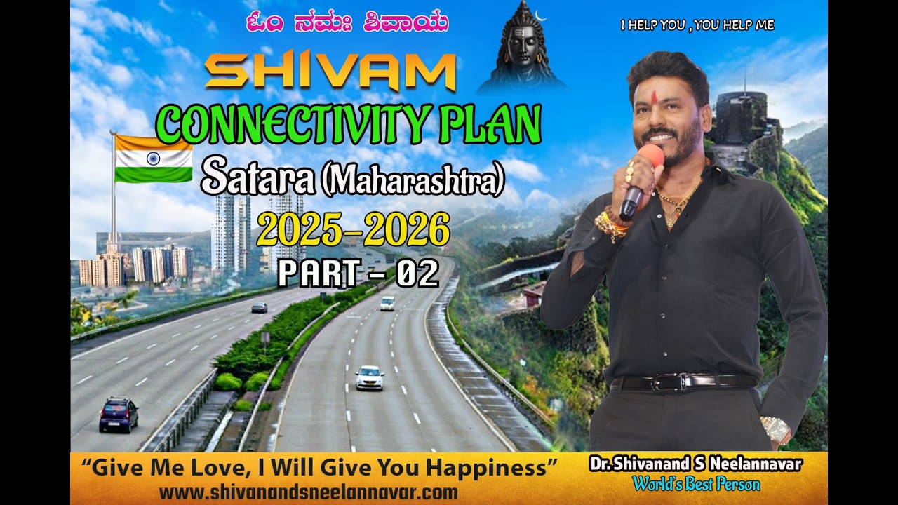 SHIVAM SATARA (Maharastra)|CONNECTIVITY PLAN Part 02| By Shivanand S Neelannavar#motivational|satara