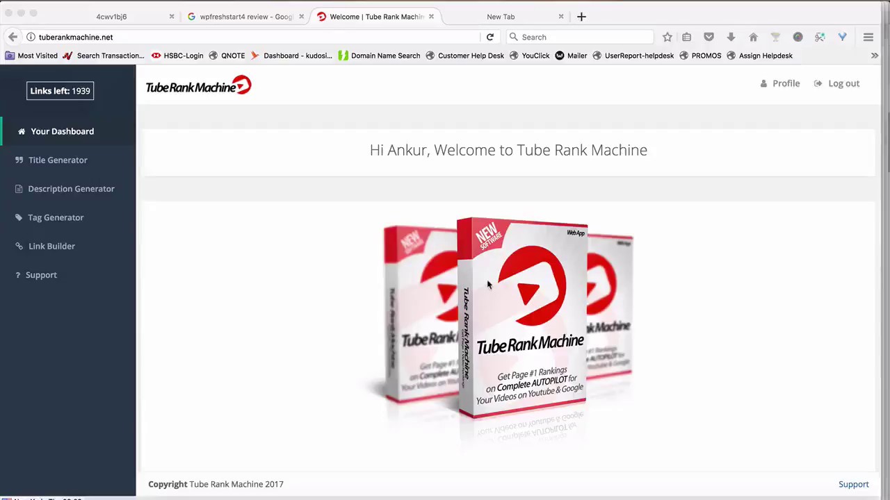 tube rank machine - demo - review - Ankur Shukla