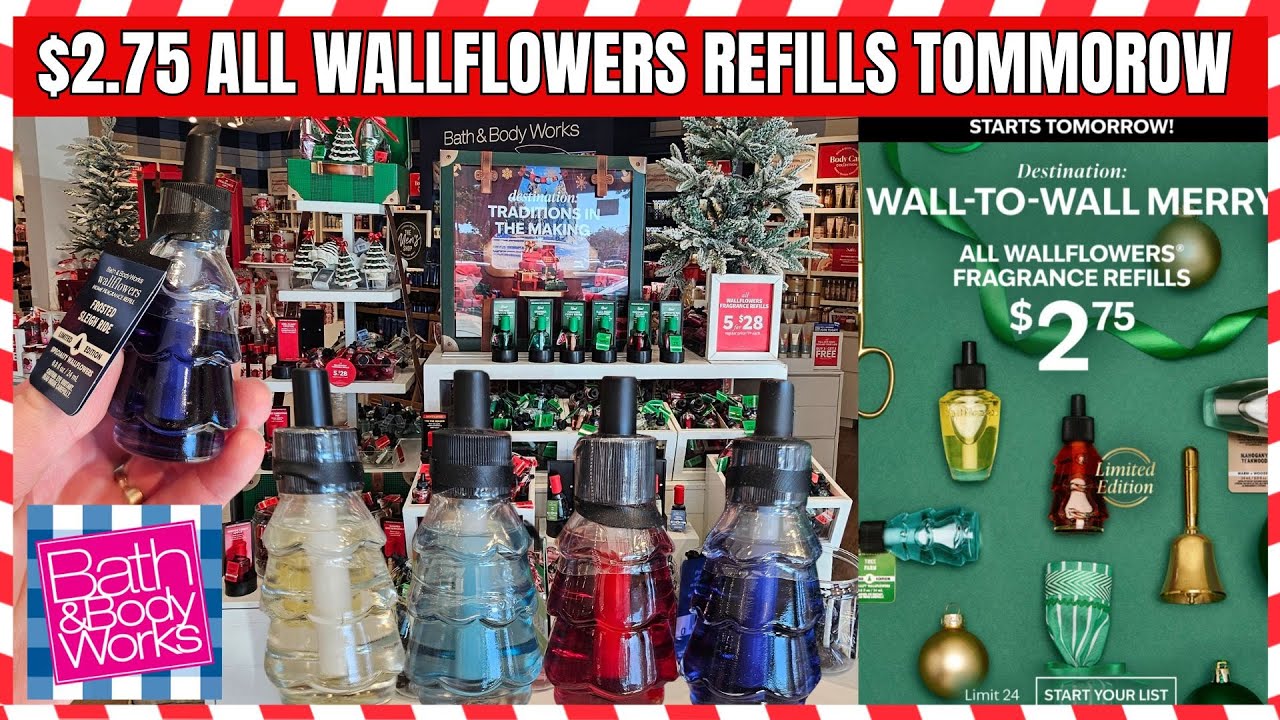 Bath & Body Works $2.75 ВСЕ ЗАПРАВКИ WALLFLOWERS НАЧИНАЮТСЯ УЖЕ ЗАВТРА #bathandbodyworks