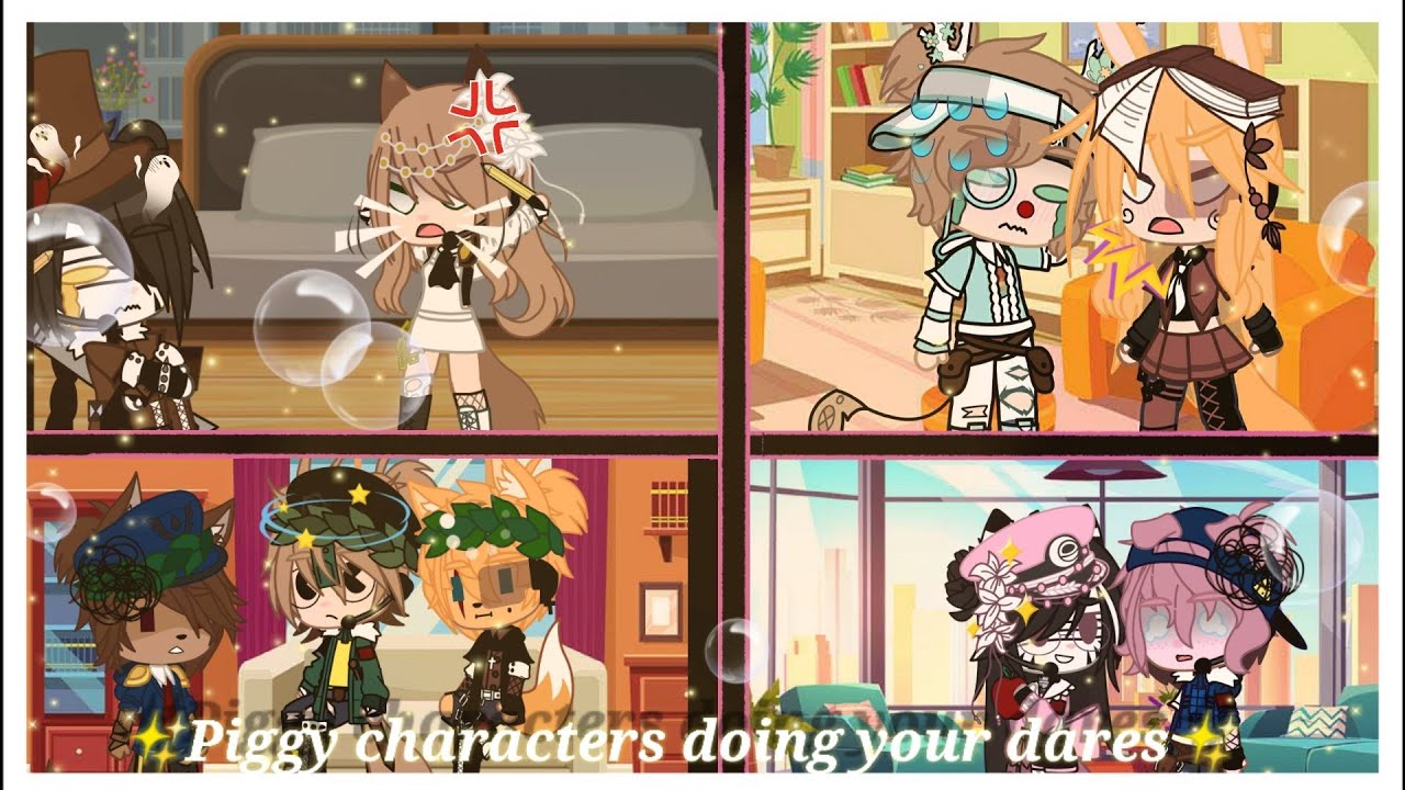 || ✨ Piggy characters doing your dares✨|| ⛓️Special for 730 sub ⛓️⚠️ Respect my ships in the video⚠️