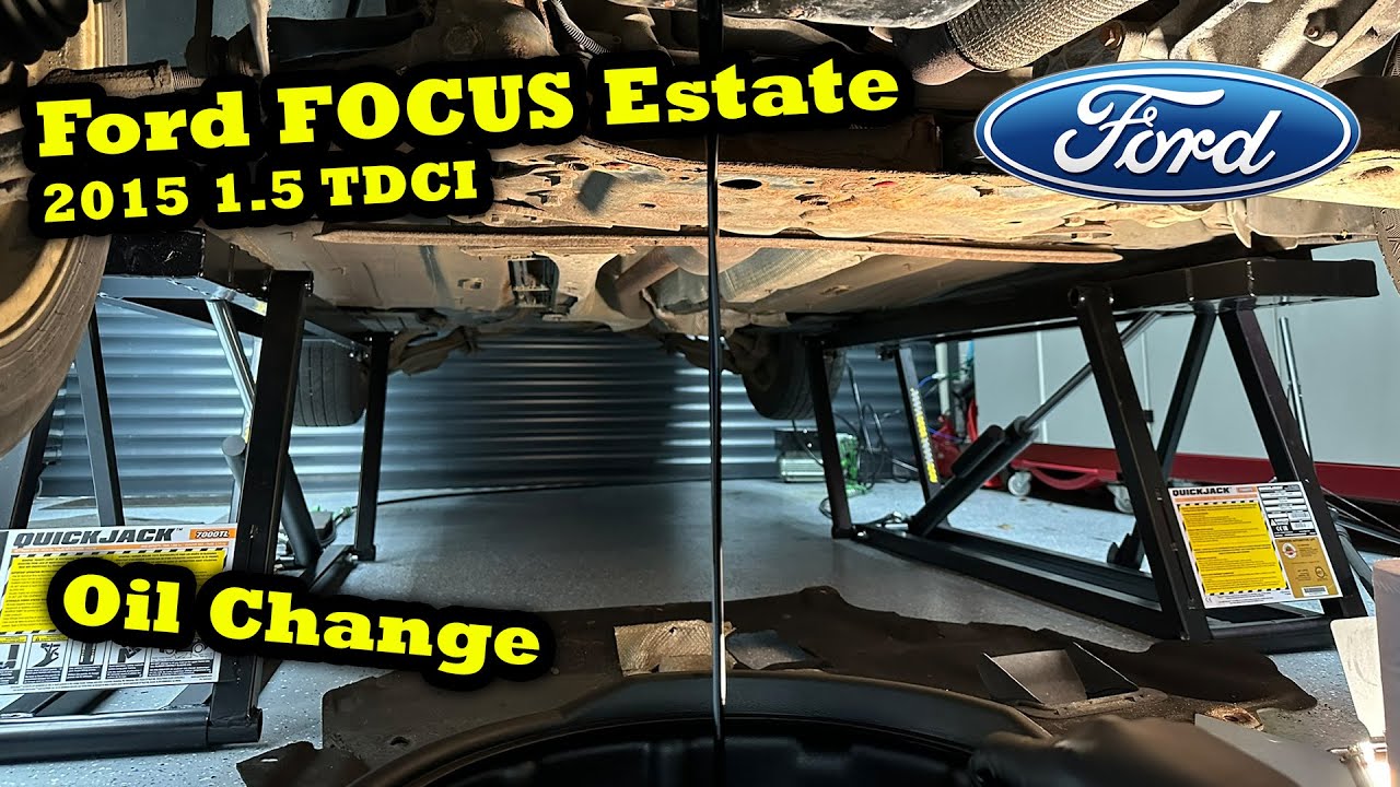 Как заменить масло в двигателе FORD Focus Estate 1.5 TDCI — 2012 2013 2014 2015 2016 2017 2018 2019