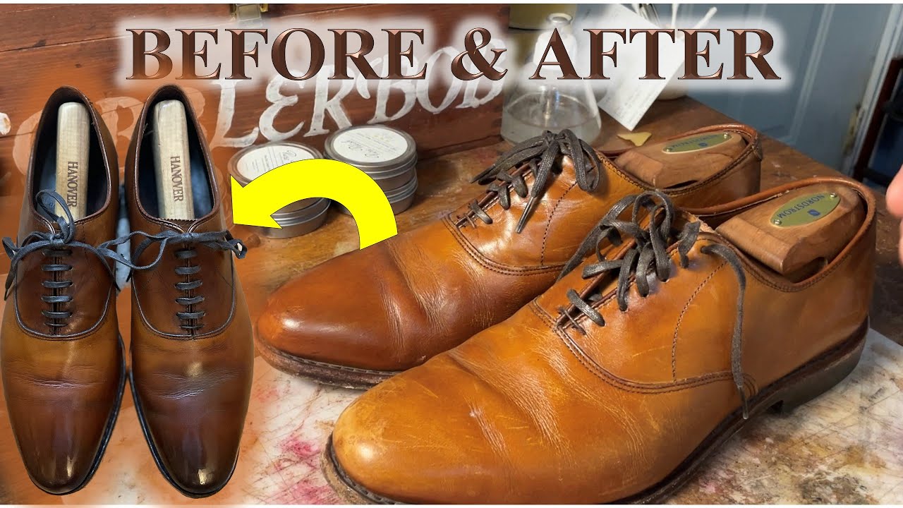 Allen Edmonds Oxfords Restoration: Patina & New Heels