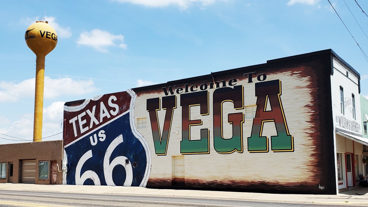 Route 66 Vega, Texas - Huge Wind Turbine Blade