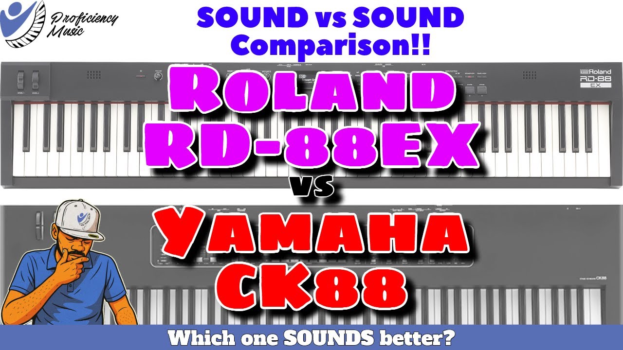 Roland RD-88EX vs Yamaha CK88: Sound vs Sound Comparison! Which one SOUNDS better?
