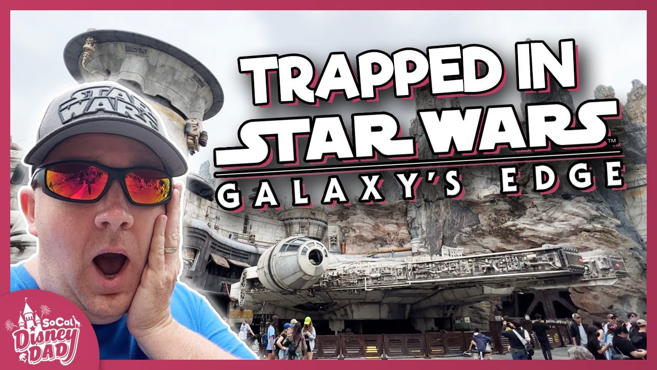 TRAPPED in Galaxy's Edge at Disneyland | SECRETS, Rides, Food & More