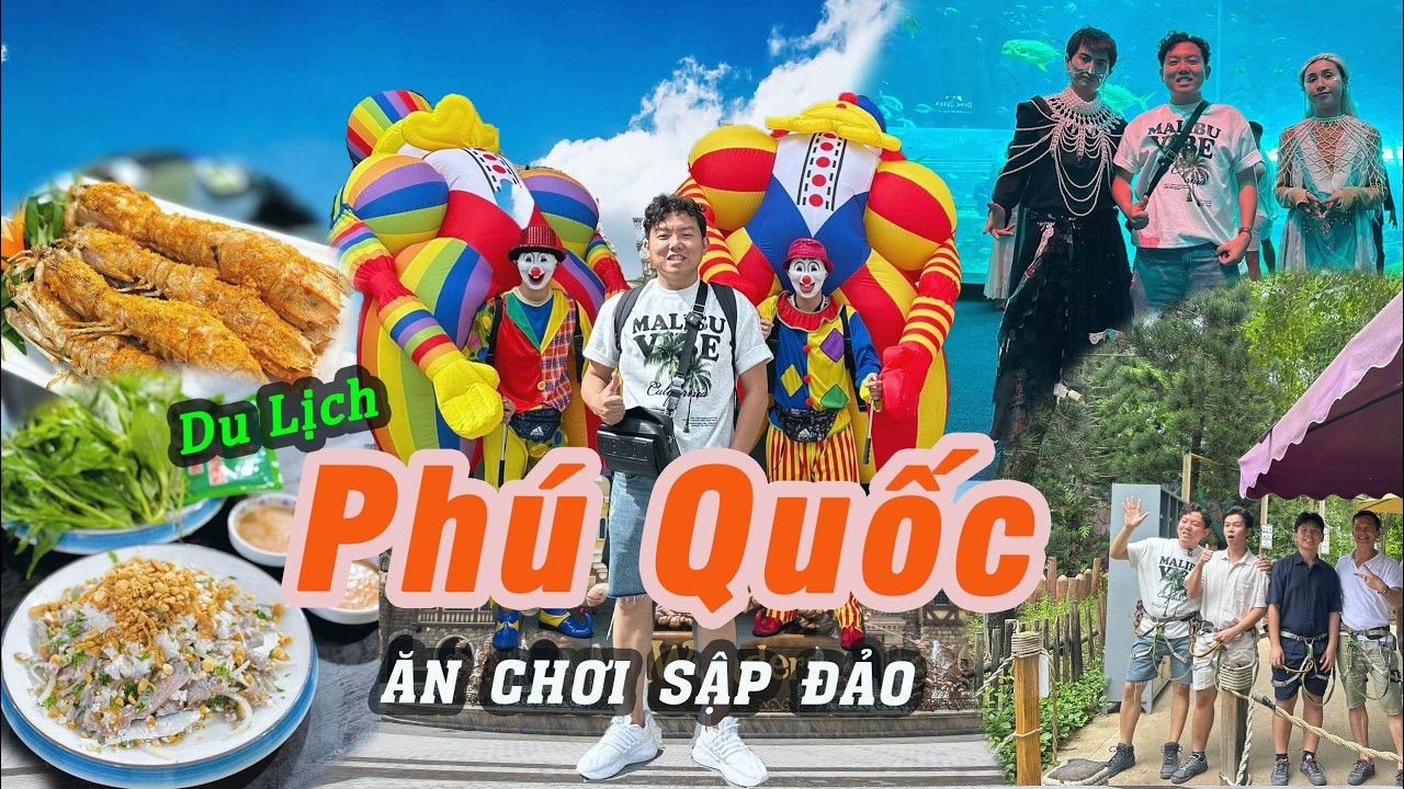 Phú Quốc 4N3Đ Tự Túc (Full Ngày 1-2): Phá Đảo VinWonders, Quẩy Đêm Grand World & Review Tất Tần Tật